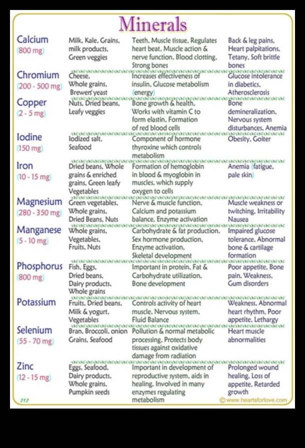 المعادن الأساسية: الغوص العميق في العافية الغذائية