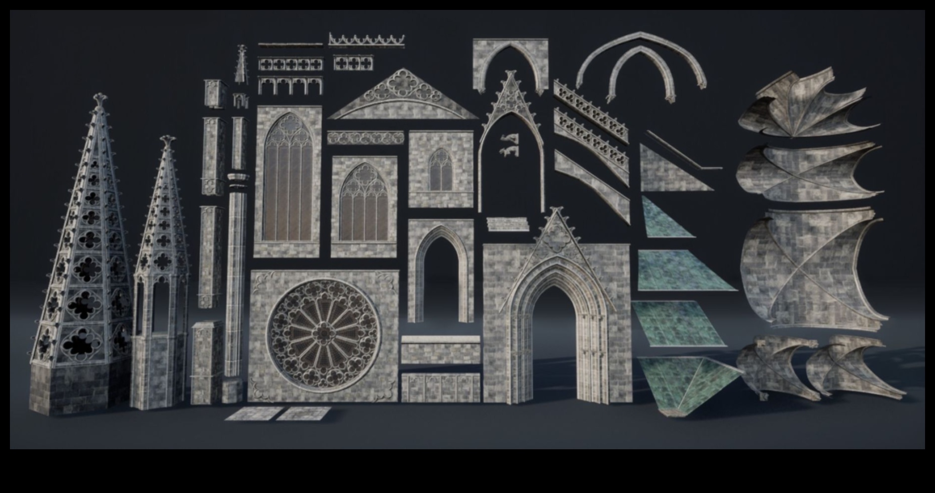 العظمة القوطية على قيد الحياة: صياغة الجمال المعماري بالبكسل