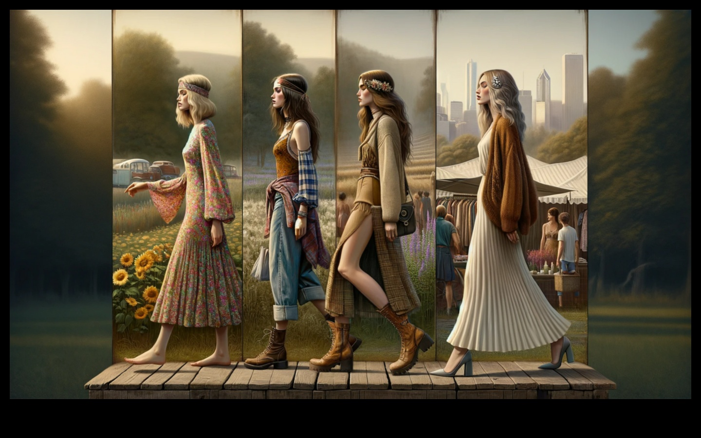 أزياء الفولكلور: ملابس بوهيمية ذات سحر ثقافي