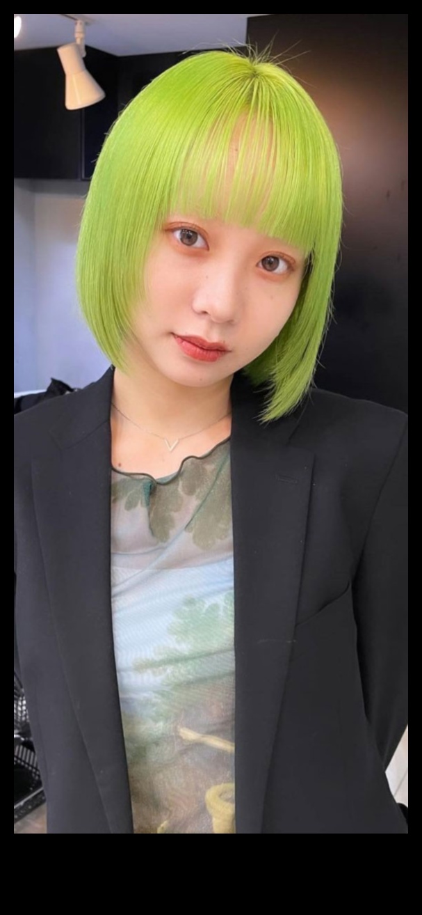 أضواء النيون: ألوان الشعر الجريئة التي تدلي ببيان