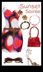 روعة غروب الشمس: ملابس صيفية أنيقة لسحر الليل