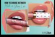 غير لامع أو لامع: اختيار لمسة أحمر الشفاه المناسبة لمظهرك