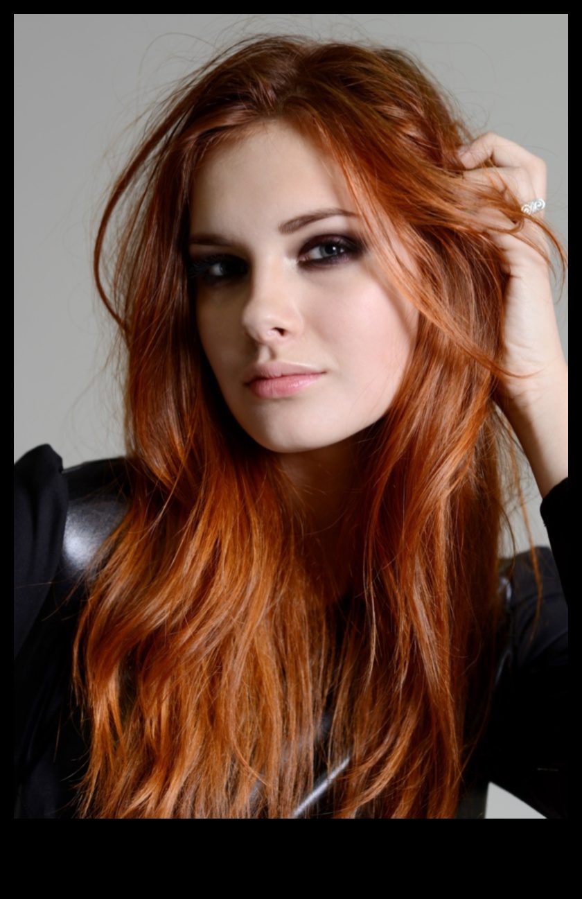 Golden Ember Vibes 5 تسريحات شعر متألقة لإلهام مظهرك الناري 1 مشاعر الجمرة الذهبية: تسريحات الشعر المشعة لإلهام مظهرك الناري