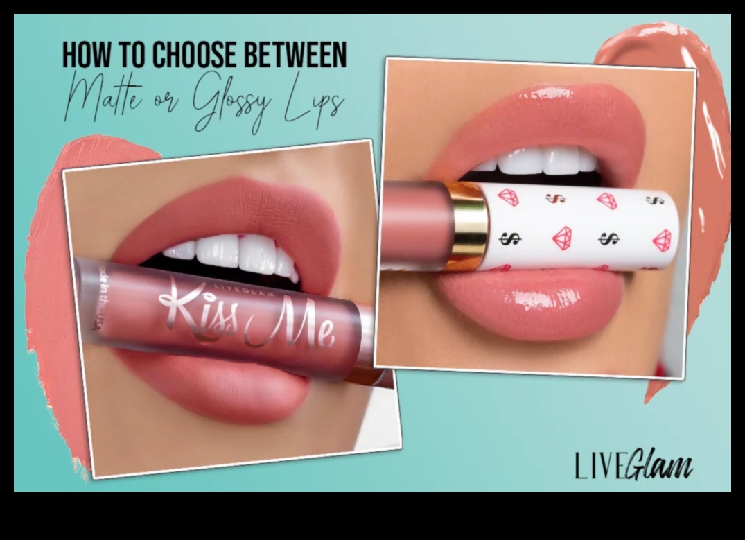 غير لامع أو لامع: اختيار لمسة أحمر الشفاه المناسبة لمظهرك